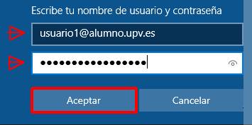 Acceso UPV